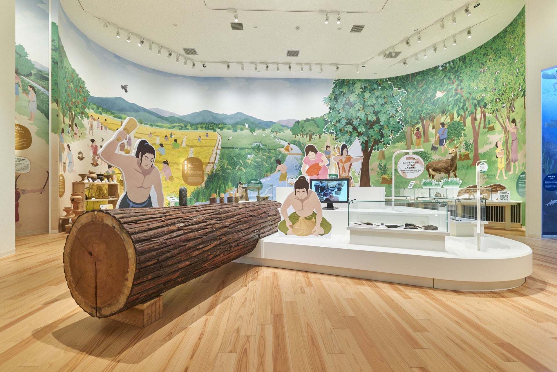 Aoya Kamichi Historical Park displays Facility Guidance Building/Important Cultural Property Building